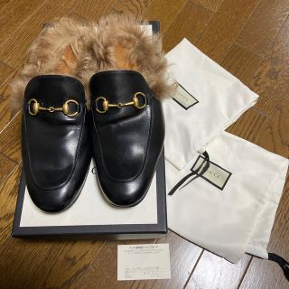 グッチ(Gucci)のグッチメンズレザースリッパ(サンダル)