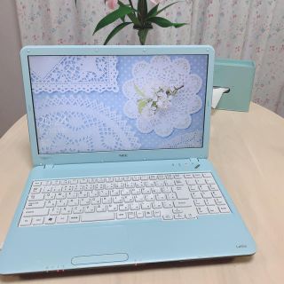 【セール】20 スカイブルー美品！新品SSDで快適。NEC LS550/C