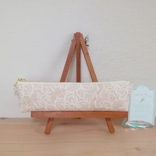 ペンケース♪フラワーレース柄⭐ハンドメイド(その他)