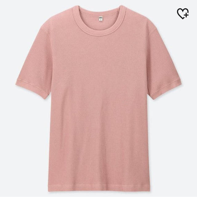 UNIQLO(ユニクロ)の【UNIQLO】ワッフルクルーネックＴ（半袖） メンズのトップス(Tシャツ/カットソー(半袖/袖なし))の商品写真