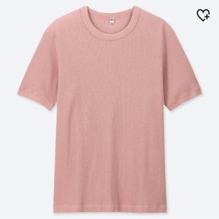 ユニクロ(UNIQLO)の【UNIQLO】ワッフルクルーネックＴ（半袖）(Tシャツ/カットソー(半袖/袖なし))