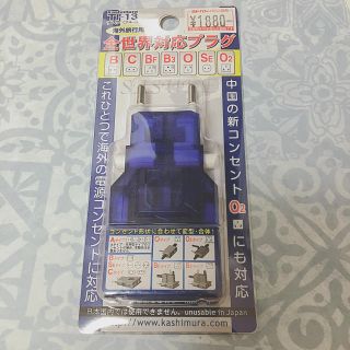 カシムラ(Kashimura)の全世界対応プラグ　サスケ(旅行用品)