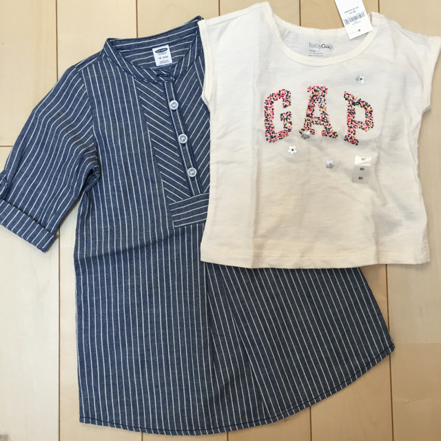 Old Navy(オールドネイビー)のひーたそ 様  ＊  ３点 キッズ/ベビー/マタニティのベビー服(~85cm)(ワンピース)の商品写真