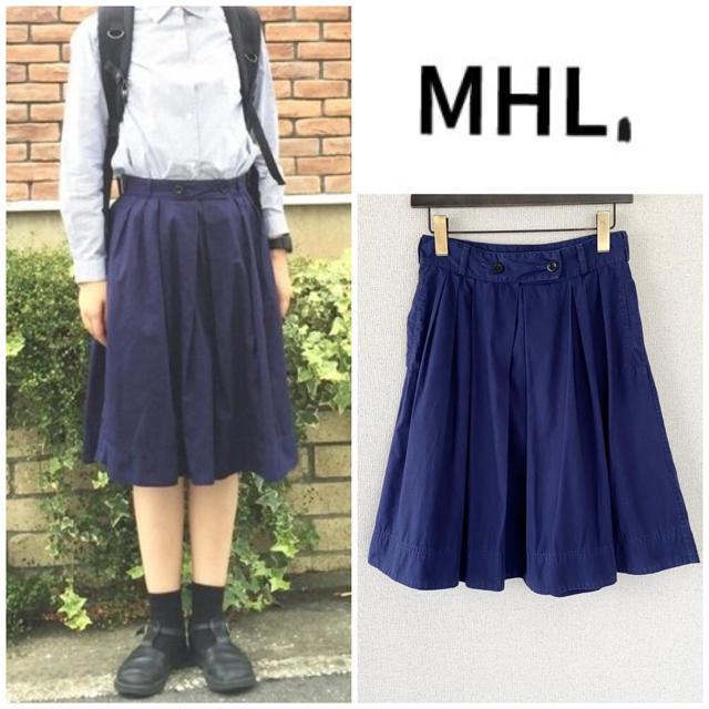 MHL. マーガレットハウエル HIGHTWISTED CO.LI. スカート