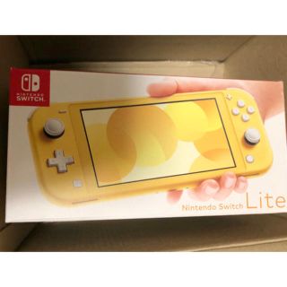 ニンテンドースイッチ(Nintendo Switch)のswitch lite イエロー 新品 未使用(携帯用ゲーム機本体)