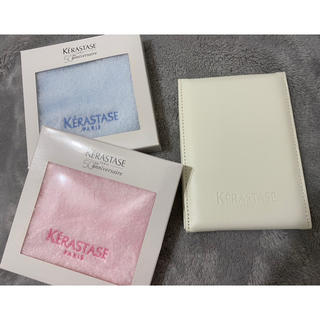 ケラスターゼ(KERASTASE)の【新品】ケラスターゼ　ハンドタオル　ミラー　セット(ミラー)