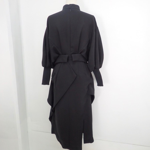 ENFOLD 19SS アシンメトリージョーゼットワンピース 1