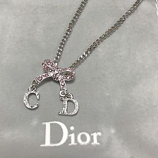 ディオール(Dior)のディオール　リボンネックレス(ネックレス)