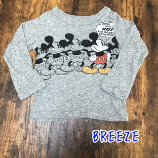 ブリーズ(BREEZE)のBREEZE ロングＴシャツ　mickey 90size (Tシャツ/カットソー)