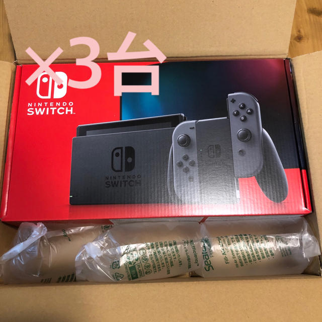 【希少!!】 Switch Nintendo - グレー Switch Nintendo 新品未使用 3台セット 家庭用ゲーム機本体 【希少!!】 Switch Nintendo - グレー Switch Nintendo 新品未使用 3台セット 家庭用ゲーム機本体