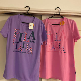 フィラ(FILA)の新品未使用品　2枚組‼️FILA Tシャツ　UV対応(Tシャツ(半袖/袖なし))