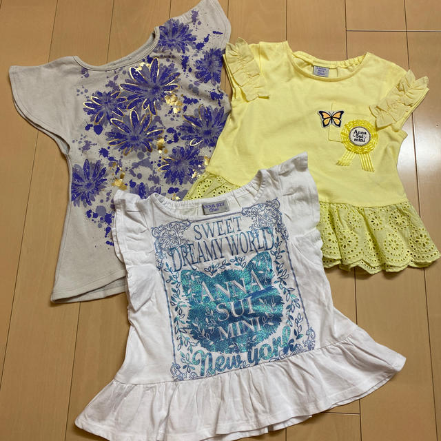 Tシャツ/カットソー【ご専用です】ANNA SUImini 100♡美品3点