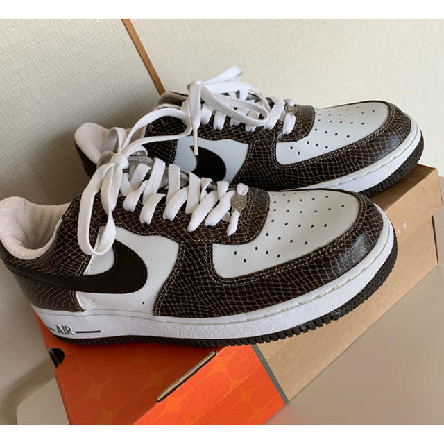 NIKE AIR FORCE 1 茶ヘビ