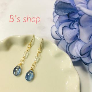【再販】No.23 カイヤナイト ピアス・イヤリング(ピアス)