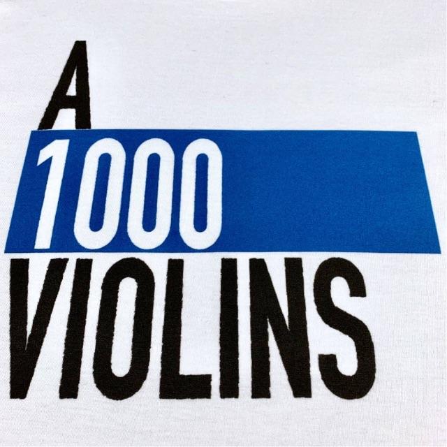 新品 ブルーハーツ THE BLUE HEARTS 1000のバイオリン ロンT