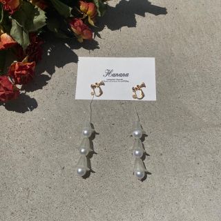 カスタネ(Kastane)のflower range earring(イヤリング)