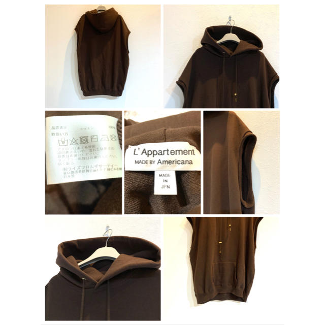 L'Appartement DEUXIEME CLASSE(アパルトモンドゥーズィエムクラス)のAMERICANA ×アパルトモン 19AW N/S Hooded プルオーバー レディースのトップス(パーカー)の商品写真