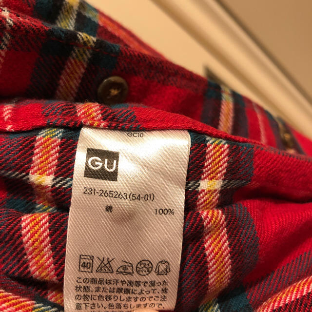 GU(ジーユー)の【最終お値下げ】GU  チェックシャツワンピース レディースのワンピース(ロングワンピース/マキシワンピース)の商品写真