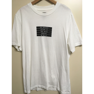 ジョンローレンスサリバン(JOHN LAWRENCE SULLIVAN)のOAMC Quote Print T-shirt 両面プリントTシャツ(Tシャツ/カットソー(半袖/袖なし))