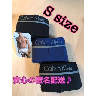 カルバンクライン(Calvin Klein)の正規品新品Calvin Klein　ボクサーパンツ 3枚組(ブラック、ブルー)S(ボクサーパンツ)