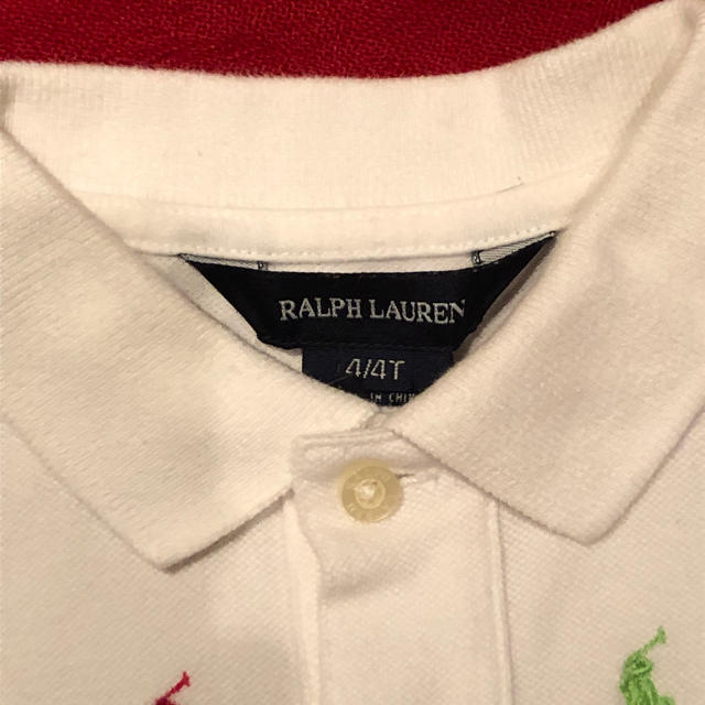 Ralph Lauren(ラルフローレン)の★ ラルフローレン　ポロシャツ　4T ★ キッズ/ベビー/マタニティのキッズ服女の子用(90cm~)(Tシャツ/カットソー)の商品写真