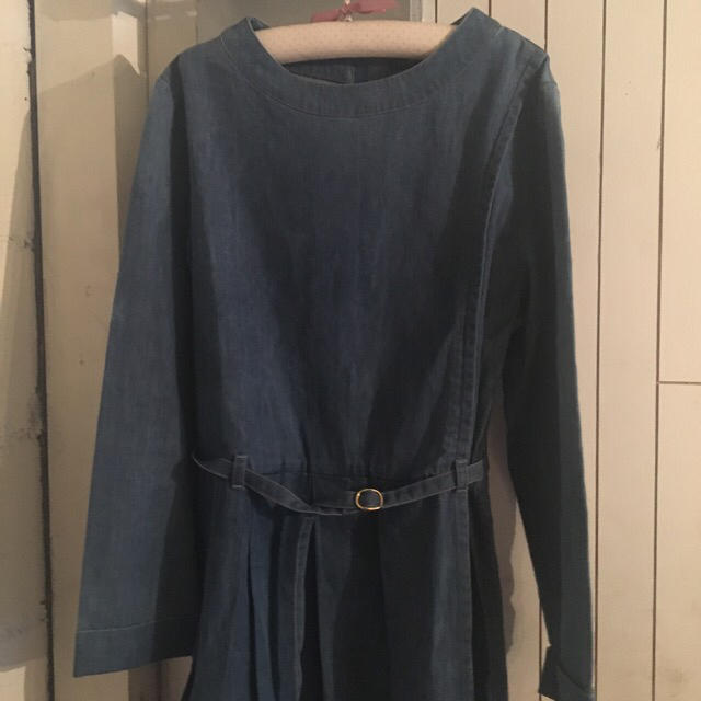 A.P.C(アーペーセー)のA.P.C. denim ONE PIECE. レディースのワンピース(ひざ丈ワンピース)の商品写真