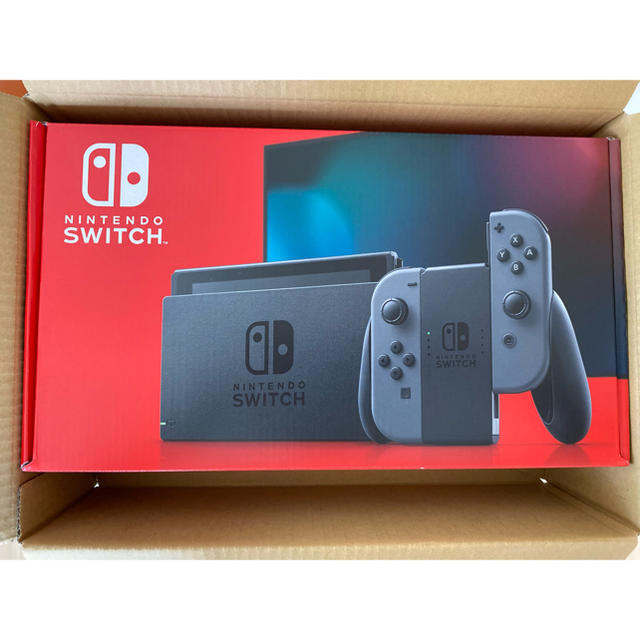 ソフト【新品・未開封】ニンテンドースイッチ　グレー　本体