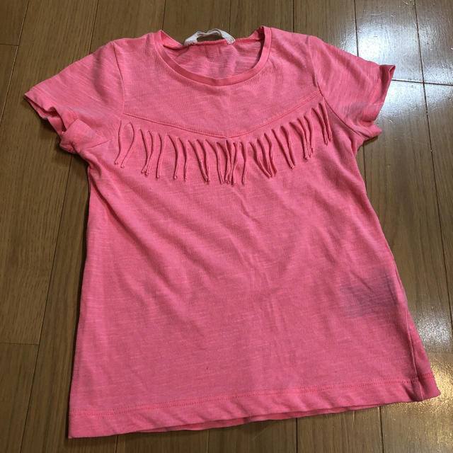 H&M(エイチアンドエム)のH&M エイチアンドエム　キッズ　Tシャツ　半袖　トップス　120 ピンク キッズ/ベビー/マタニティのキッズ服女の子用(90cm~)(Tシャツ/カットソー)の商品写真