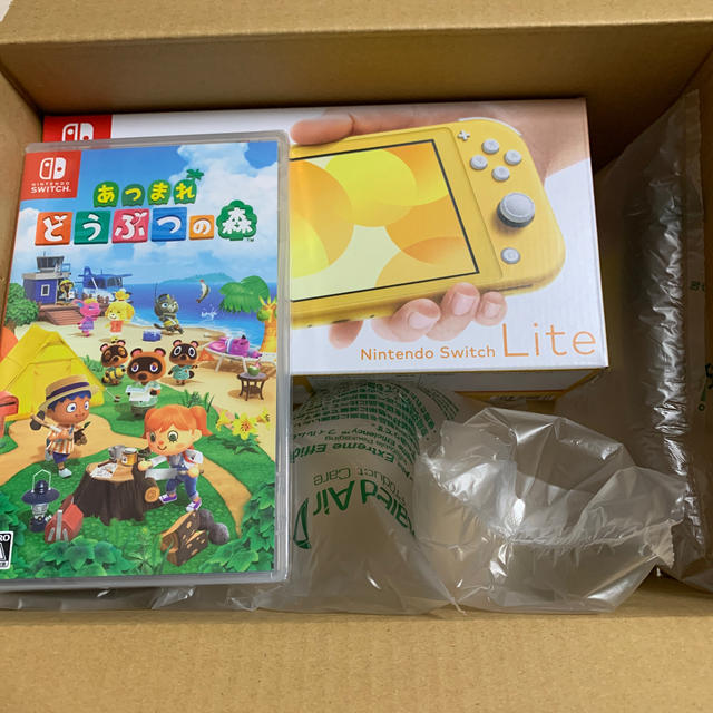 Nintendo Switch lite イエロー 本体 あつまれどうぶつの森