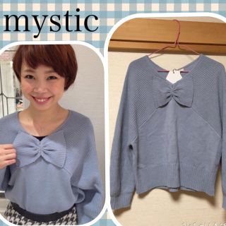 ミスティック(mystic)の新品＊ミスティックリボンドルマンニット(ニット/セーター)