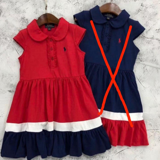 ラルフローレン ワンピース　140 キッズ/ベビー/マタニティのキッズ服女の子用(90cm~)(ワンピース)の商品写真