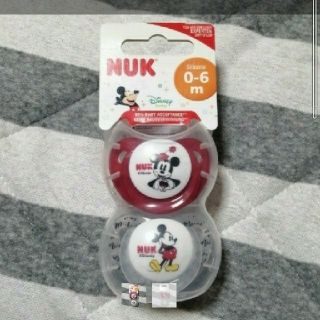 ディズニー(Disney)のＮＵＫ おしゃぶり　ミッキー　ミニー　〜6ヶ月(その他)