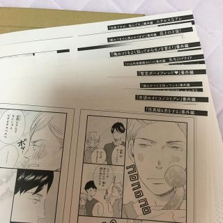 専用　BLマンガ キャラ プレミアムペーパーセレクション Bコース(ボーイズラブ(BL))