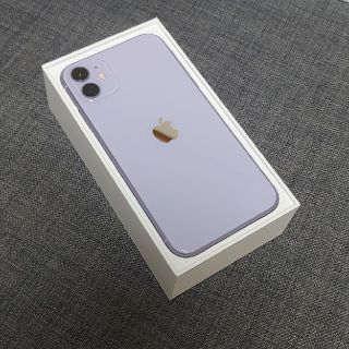 アイフォーン(iPhone)のiPhone11 64GB SIMフリー　パープル(スマートフォン本体)