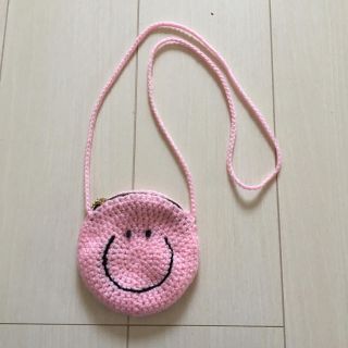 ニコちゃんポシェット　ハンドメイド(ファッション雑貨)