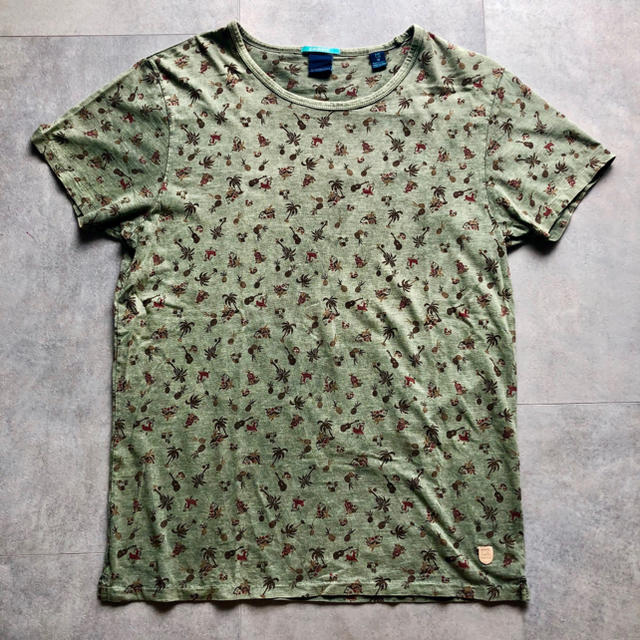 SCOTCH & SODA(スコッチアンドソーダ)のSCOTCH & SODA 総柄Tシャツ Mサイズ メンズのトップス(Tシャツ/カットソー(半袖/袖なし))の商品写真