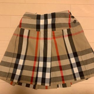 バーバリー(BURBERRY)のBurberry チェックスカート　140cm(スカート)