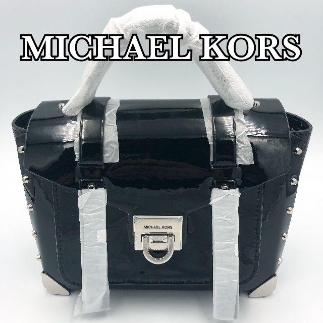 MICHAEL KORS ショルダーバッグ マンハッタン ブラック 光沢