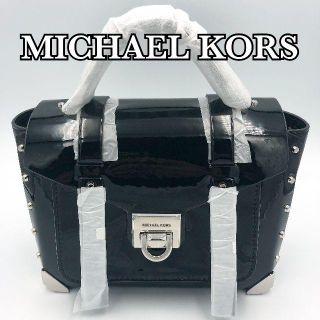 マイケルコース(Michael Kors)のMICHAEL KORS ショルダーバッグ マンハッタン ブラック 光沢(ハンドバッグ)