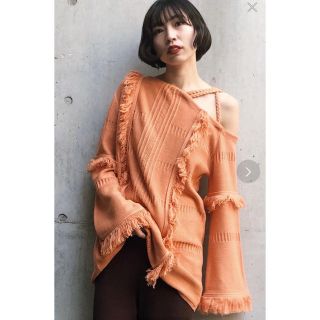 アメリヴィンテージ(Ameri VINTAGE)のAMERI vintage★shoulder strap knit(ニット/セーター)