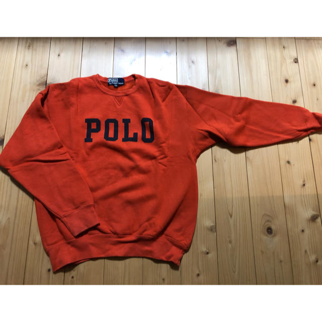 POLO RALPH LAUREN(ポロラルフローレン)の美品　ラルフローレン150橙トレーナー キッズ/ベビー/マタニティのキッズ服女の子用(90cm~)(Tシャツ/カットソー)の商品写真