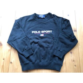 ラルフローレン(Ralph Lauren)の美品　ラルフローレン120黒トレーナー(Tシャツ/カットソー)