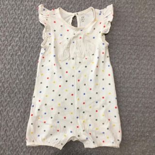 ベビーギャップ(babyGAP)のbaby GAP ドットロンパース 90cm(ロンパース)