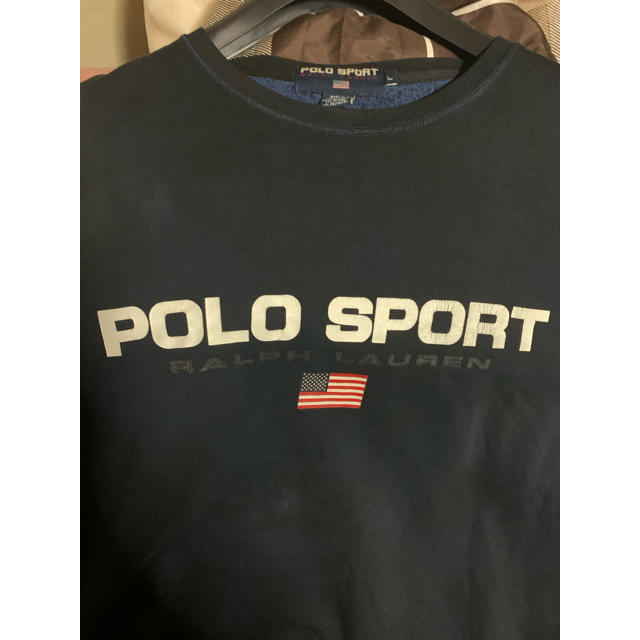 POLO RALPH LAUREN(ポロラルフローレン)の90’s Polo Sport デカロゴスウェット メンズのトップス(スウェット)の商品写真