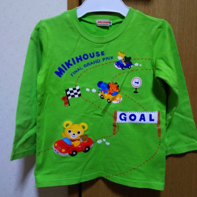 mikihouse(ミキハウス)のミキハウス ロンT 100 キッズ/ベビー/マタニティのキッズ服男の子用(90cm~)(Tシャツ/カットソー)の商品写真