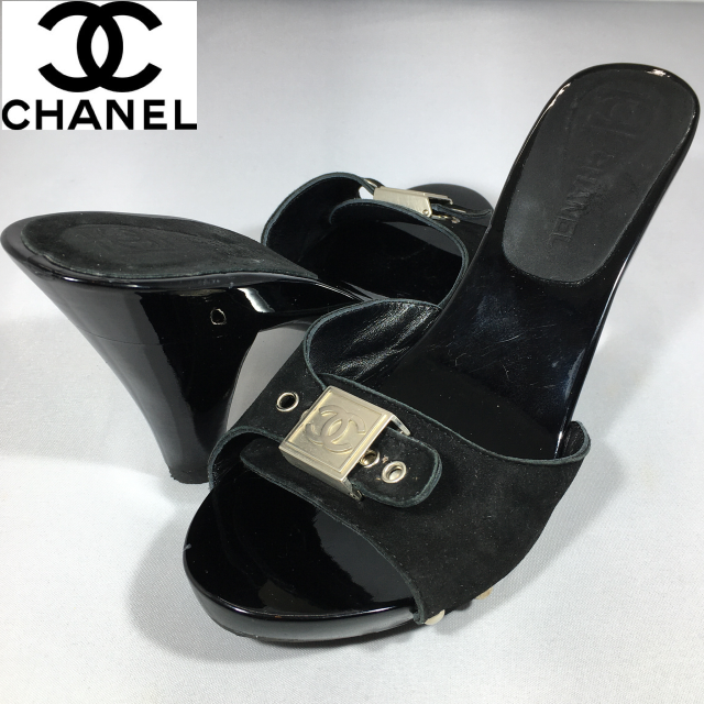 CHANEL/シャネル サンダル/ミュール/ココマーク/スポーツライン-