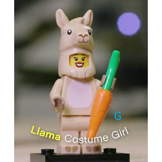 Lego(レゴ)のレゴ  ラマの着ぐるみを着た女の子 キッズ/ベビー/マタニティのおもちゃ(積み木/ブロック)の商品写真