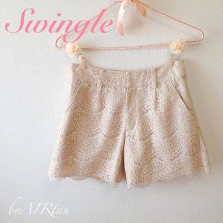 スウィングル(Swingle)のレース♡ショートパンツ(ショートパンツ)