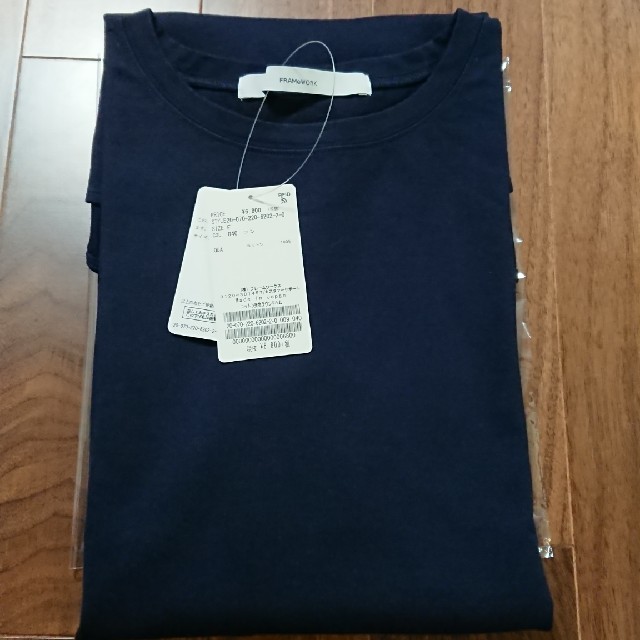 FRAMeWORK コットン天竺ラウンドヘム ネイビー 新品 - カットソー(長袖