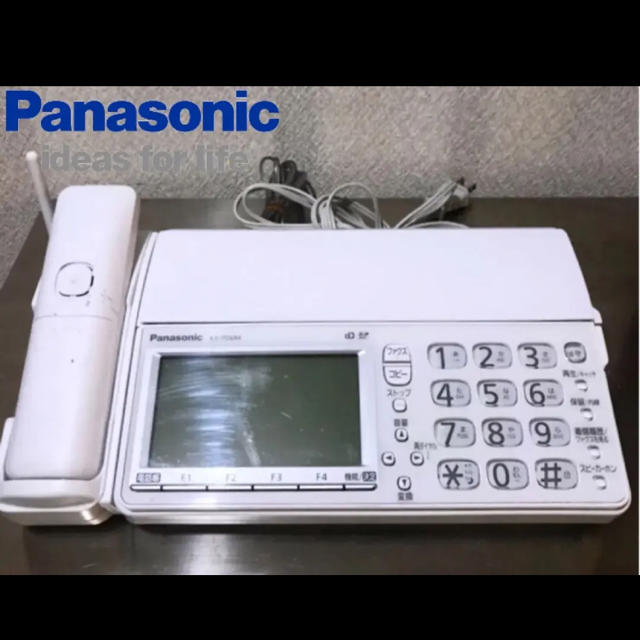 Panasonic(パナソニック)のPanasonic おたっくすパーソナルファクス インテリア/住まい/日用品の収納家具(電話台/ファックス台)の商品写真